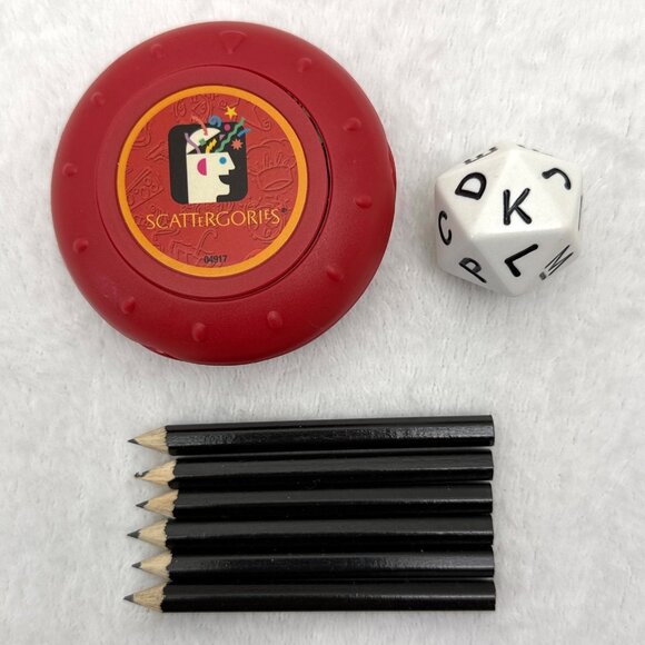 The Game of Scattergories Board Game Parker Brothers Hasbro 1998 100% Complete - Picture 3 of 10